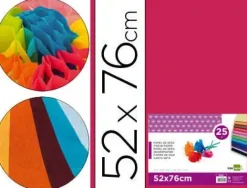 INETA PAPEL SEDA 025 HOJAS 052CMX076CM ROSA OSCURO 98441036-20 CS22232