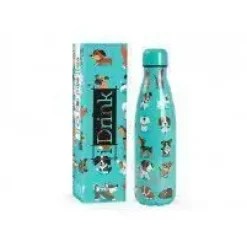 ITOTAL BOTELLA TERMICA PERRITOS 500ML ACERO INOXIDABLE ID0443