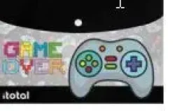 ITOTAL SOBRE BOTON GAME OVER XL2621