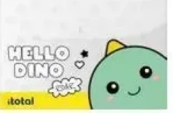 ITOTAL SOBRE BOTON HELLO DINO XL2617