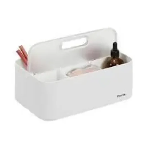 JB CESTA ORGANIZADORA LITEM PORTA FOLD BLANCO TRANSPARENTE REF 272803 263 X 164 X 100MM
