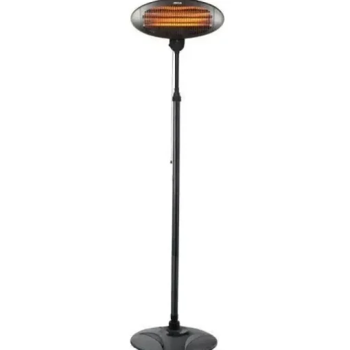 JOCCA CALEFACTOR DE PIE PARA EXTERIOR 2000W - 3 NIVELES DE POTENCIA - CONTROL DE TERMOSTATO - SISTEMA ANTIVUELCO