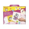 JOVI PLAY & FUN KIT PINTA CON ARENA UNICORNS CON 8 BOTES DE ARENA + 1 PUNZON + 3 LAMINAS CON DISEÑOS DE UNICORNIOS - COLORES SURTIDOS