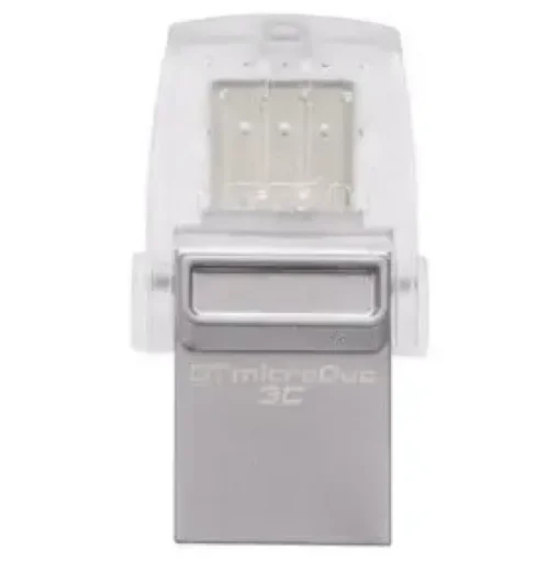 KINGSTON DATATRAVELER MICRODUO 3C MEMORIA USB-A + USB-C 256GB 3.2 GEN 1 - VELOCIDAD DE LECTURA 200 MB/S - TAPON PROTECTOR (PENDRIVE)