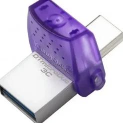 KINGSTON DATATRAVELER MICRODUO 3C MEMORIA USB-A + USB-C 128GB 3.2 GEN 1 - VELOCIDAD DE LECTURA 200 MB/S - TAPON PROTECTOR (PENDRIVE)