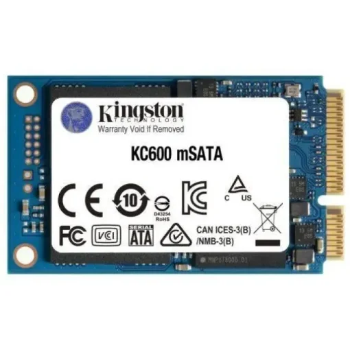 KINGSTON KC600 DISCO DURO SOLIDO SSD 1TB SATA3 MSATA 3D TLC NAND