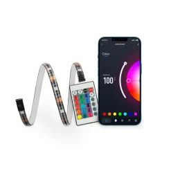 KSIX COLORLED TIRAS LED RGB CONECTADAS TV - CONTROL REMOTO - 3M