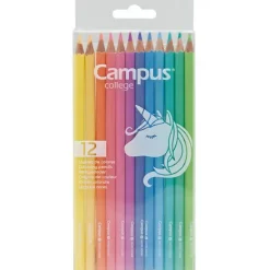 LAPICES COLORES CAMPUS 12 COLORES PASTEL 630772