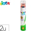 LAPICES DE COLORES CARIOCA TITA MINA 3 MM TUBO METAL 12 COLORES SURTIDOS + SACAPUNTAS