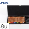 LAPICES DE COLORES LYRA REMBRANDT POLYCOLOR 36 OLORES SURTIDOS + 12 LAPICES DE GRAFITO EN MALETIN DE MADERA