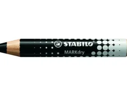 LAPIZ MARCADOR EN SECO STABILO MARKDRY PARA PIZARRA BLANCA COLOR NEGRO CAJA DE 5 UNIDADES