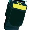 LEXMARK CX410/CX510 AMARILLO CARTUCHO DE TONER GENERICO - REEMPLAZA 80C2HY0/80C2HYE/802HY