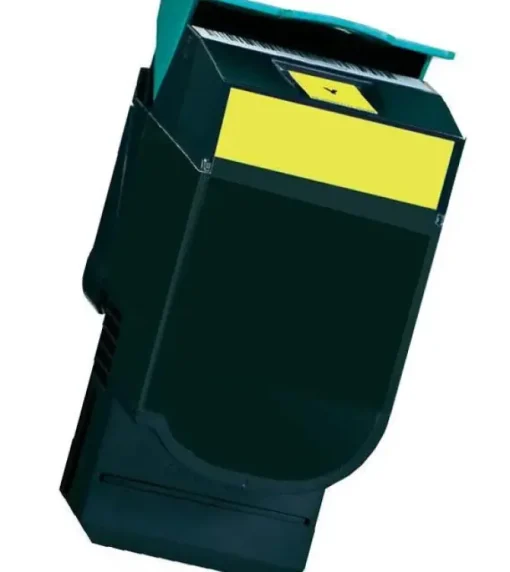 LEXMARK CX410/CX510 AMARILLO CARTUCHO DE TONER GENERICO - REEMPLAZA 80C2HY0/80C2HYE/802HY