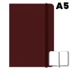 LIBRETA COSIDA CAMPUS UNIVERSITY A5 HOJAS LISAS GRANATE