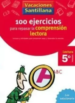LIBRO DE VACACIONES COMPRENSION LECTORA 5º.PRIMARIA VACACIONES SANTILLANA LECTURA