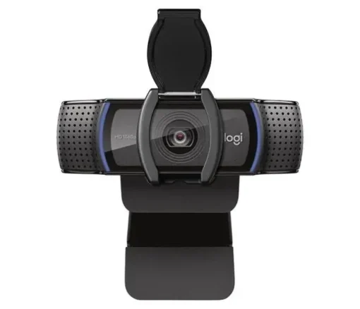 LOGITECH C920S WEBCAM HD PRO 1080P - USB 2.0 - ENFOQUE AUTOMATICO - MICROFONOS INTEGRADOS - TAPA DE OBTURADOR - CAMPO VISUAL DE 78º - CABLE DE 1.50M - COLOR NEGRO