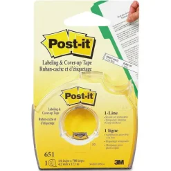 3M MMM CINTA POST-IT OCULTAR/ETIQUETAR 18X8 652-H MAK068962