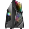 MARS GAMING MC777 INFINITY MIRROR CAJA SEMITORRE ATX, MICRO ATX, MINI-ITX - LATERAL CRISTAL TEMPLADO - ILUMINACION ARGB - TAMAÑO HDD 2.5, 3.5 - USB-A 3.0, USB-A 2.0 Y AUDIO - 2 VENTILADORES 120MM FRGB