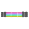 MARS GAMING MCA MCA-24 EXTENSOR DE CABLE ARGB - 16 LEDS PERSONALIZABLES - FIBRA OPTICA ULTRA DENSA - COMPATIBLE CON ASUS AURA SYNC Y MAS - COBRE PURO AWG18 - COLOR VARIOS