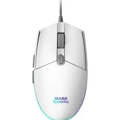 MARS GAMING MMG RATON GAMING USB 3200DPI - ILUMINACION RGB FLOW - 5 BOTONES - USO DIESTRO - CABLE DE 1.60M