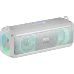 MARS GAMING MSB-XT ALTAVOZ PORTATIL Y BARRA DE SONIDO - 20W - CUATRO DRIVERS - ILUMINACION RGB - BLUETOOTH 5.3 - 8 HORAS DE BATERIA - COLOR BLANCO