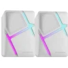 MARS GAMING MS-H ALTAVOCES COMPACTOS - SONIDO ENVOLVENTE 10W - ILUMINACION RGB FLOW - DRIVERS INVERTIDOS - CONEXION JACK Y USB - CONTROL DE VOLUMEN FACIL - COLOR BLANCO