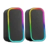 MARS GAMING MS-OM ALTAVOCES - SONIDO ENVOLVENTE 20W - ILUMINACION RGB CONTROLABLE - BLUETOOTH 5.3 Y AUX-IN - COMPATIBILIDAD UNIVERSAL - COLOR NEGRO