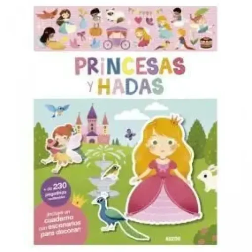 MI PRIMER LIBRO DE PEGATINAS, PRINCESAS Y HADAS