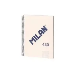 MILAN BLOC ESPIRAL MILAN 80 HOJAS A4 CUADRO 4 MM SERIE 1 57143E80BG