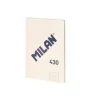 MILAN LIBRETA ENCOLADA 48 HOJAS A4 PAUTA SERIE 1918 BEIG