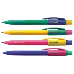 MILAN PL1 EXPOSITOR DE 20 PORTAMINAS - MINA 0.9MM 2B GRAFITO - GOMA MILAN EXTRA LARGA - COLORES SURTIDOS