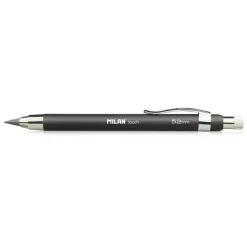 MILAN PORTAMINAS PROFESIONAL CON AFILAMINAS - MINA 5.2MM - ALTA CALIDAD - DISEÑO Y FUNCIONALIDAD - COLOR NEGRO