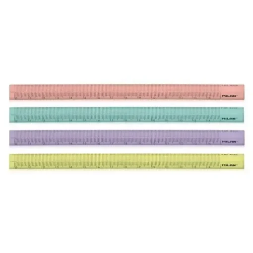 MILAN REGLA TRIANGULAR 15CM TRIRULER COLORES PASTEL 351260LK2