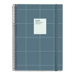 MIQUELRIUS AGENDA ANUAL (2025) MIQUELRIUS GRAFICA ESPIRAL TAPA EXTRA CON GOMA PLUS 155X213 S/V LINEAS