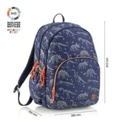 MIQUELRIUS MOCHILA TRIPLE OSLO RECICLADA DINOWORLD