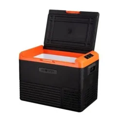 MUVIP NEVERA PORTATIL DE COMPRESOR 30L - PROTECCION BATERIA VEHICULO - TEMPERATURA -20º/+20º - CONEXION 12/24/220V - COMPRESOR SILENCIOSO - CONTROL BLUETOOTH - COLOR GRIS