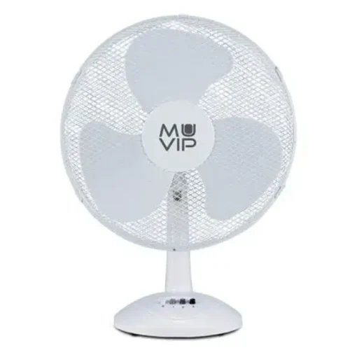 MUVIP VENTILADOR DE SOBREMESA - 50W - 3 VELOCIDADES - COLOR BLANCO