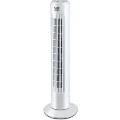 MUVIP VENTILADOR DE TORRE - 50W - 3 VELOCIDADES - COLOR BLANCO