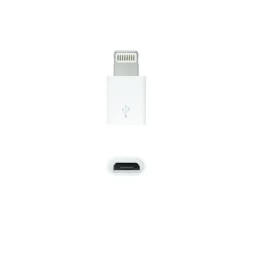 NANOCABLE ADAPTADOR LIGHTNING A MICRO USB - LIGHTNING/M-MICRO B/H - COLOR BLANCO