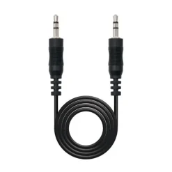 NANOCABLE CABLE AUDIO ESTEREO JACK 3.5MM MACHO A JACK 3.5MM MACHO 15M - COLOR NEGRO