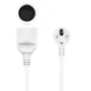 NANOCABLE CABLE DE ALIMENTACION ALARGADOR CEE7 ACODADO MACHO A CEE7 HEMBRA 3M