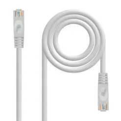 NANOCABLE CABLE DE RED LATIGUILLO RJ45 LSZH CAT.6A UTP AWG24 0.50M - COLOR GRIS