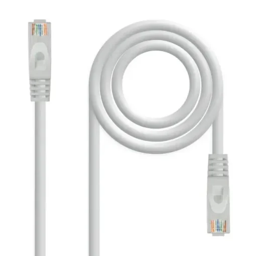 NANOCABLE CABLE DE RED LATIGUILLO RJ45 LSZH CAT.6A UTP AWG24 0.50M - COLOR GRIS