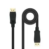 NANOCABLE CABLE DISPLAYPORT 1.4 DP/M-DP/M - LONGITUD 3M - SOPORTA RESOLUCIONES DE VIDEO DE HASTA 8K - COLOR NEGRO