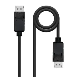 NANOCABLE CABLE DISPLAYPORT 1.2 CCS DP/M-DP/M - LONGITUD 1.5M - SOPORTA RESOLUCIONES DE VIDEO DE HASTA 4K - COLOR NEGRO