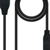 NANOCABLE CABLE MICRO HDMI V1.4 MACHO A HDMI V1.4 MACHO 1.80M - ALTA VELOCIDAD - COLOR NEGRO