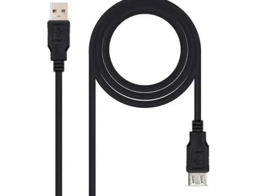NANOCABLE CABLE PROLONGADOR USB-A 2.0 MACHO A USB-A HEMBRA 1.80M
