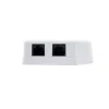 NANOCABLE ROSETA DE SUPERFICIE RJ45 CAT.5E UTP 2 TOMAS