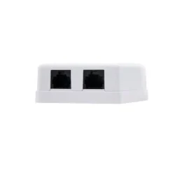 NANOCABLE ROSETA DE SUPERFICIE RJ45 CAT.5E UTP 2 TOMAS