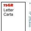 NAVIGATOR PAQUETE 500 HOJAS PAPEL LETTER MULTIFUNCION 75GR. UNIVERSAL FORMATO LETTER CARTA 216MMX279.4MM